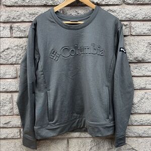 Columbia Men's Charcoal Crewneck Sweater